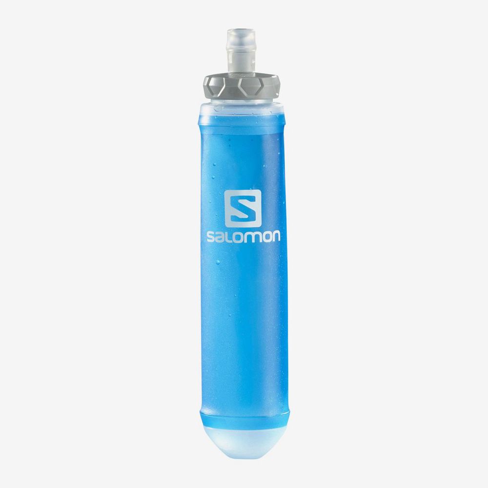 Salomon Singapore Mens Trail Running Packs - SOFT FLASK 500ML/17OZ SPEED Blue | 54032-AQPI